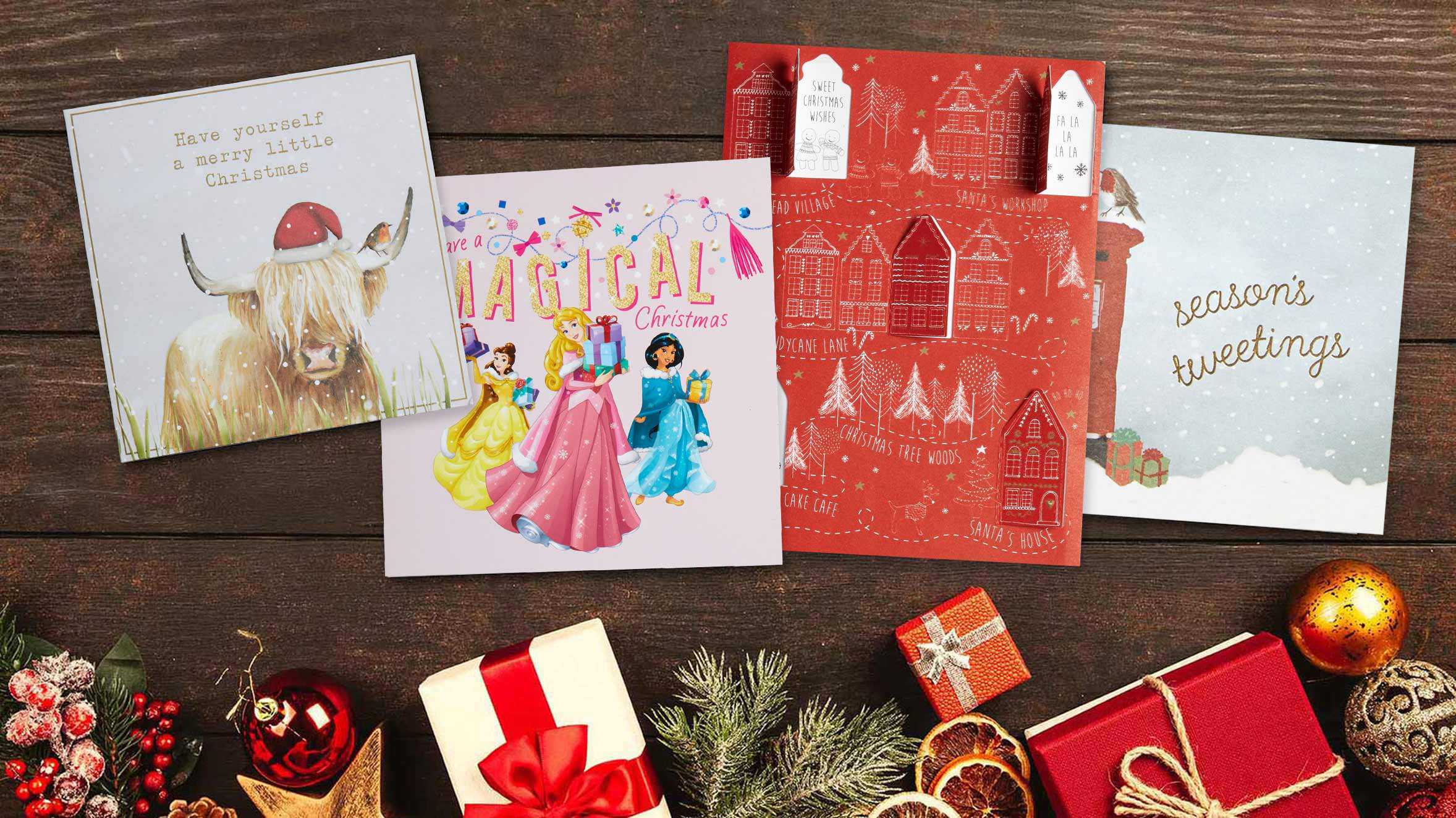 A selection of Next Retail's charity Christmas cards.